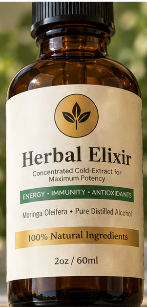 Herbal Elixir bottle